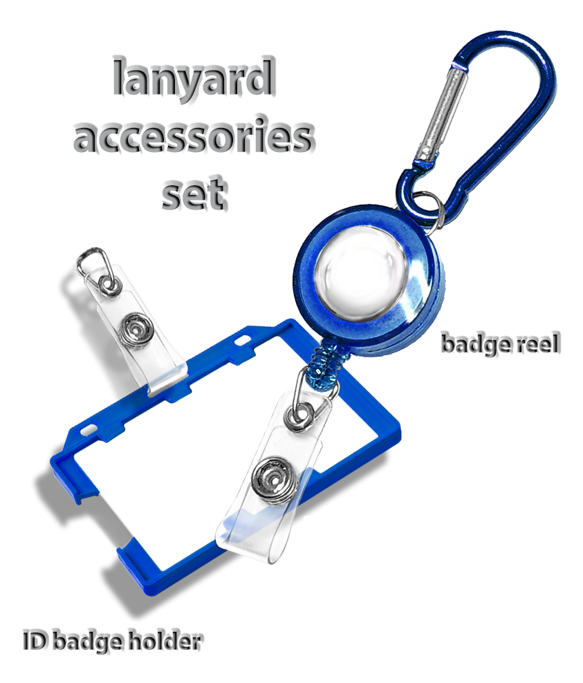 Personalized Vertical ID Badge Holder with Lanyard