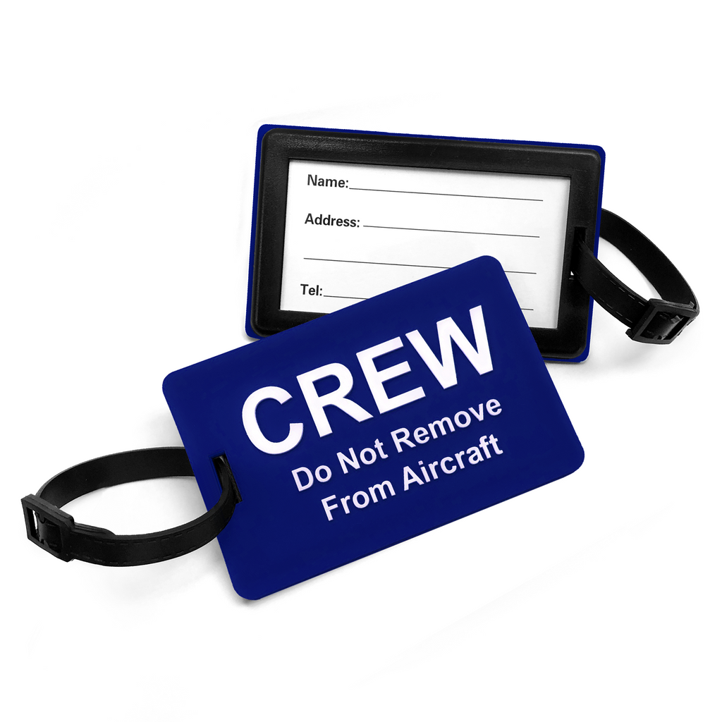 CREW-Do Not Remove From Aircraft 2D Rubber Tag