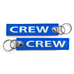Crew Embroidered Keyring-BLUE (Buckle)