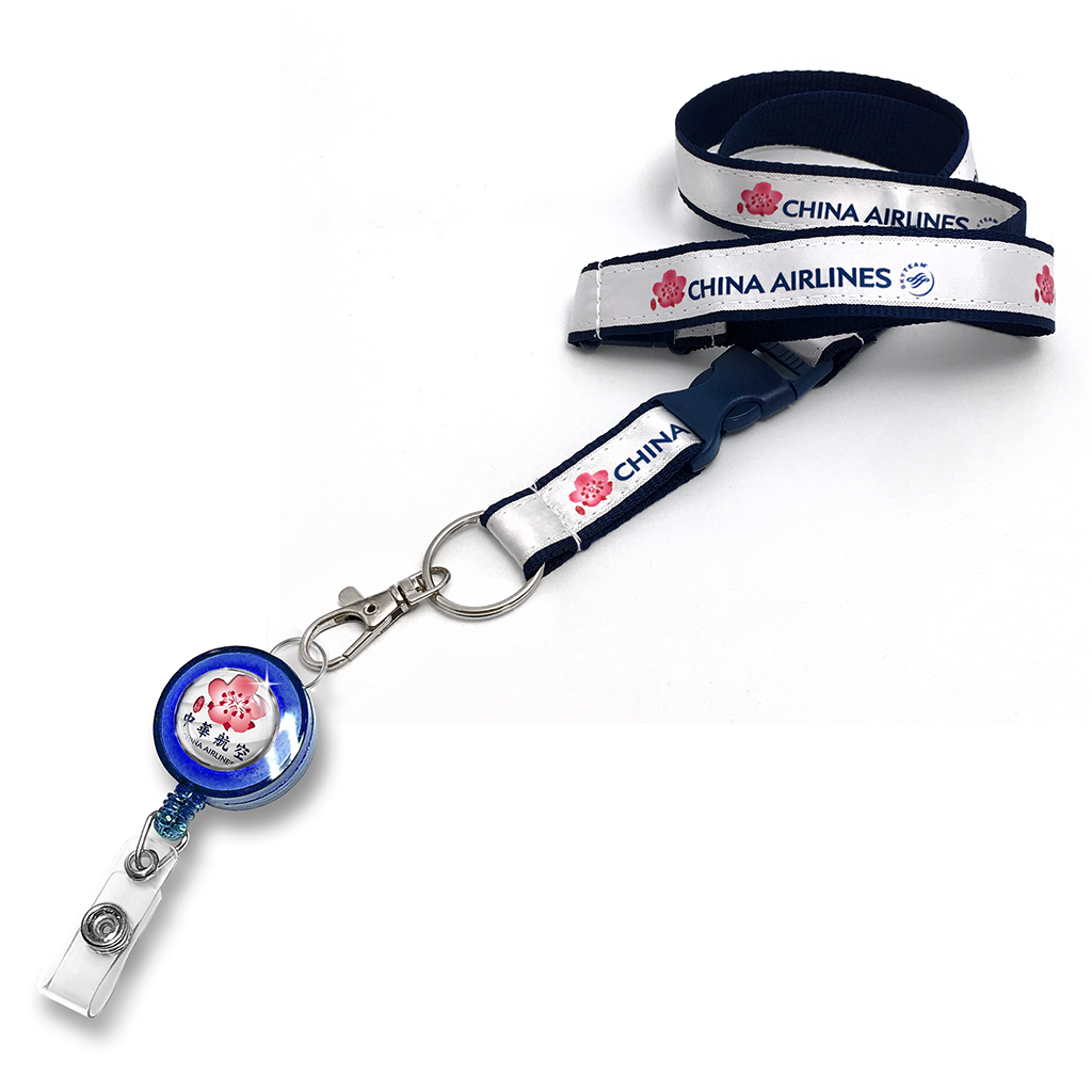China Airlines Logo Satin Polyester