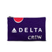 Delta Airlines-Plum Cosmetic Pouch