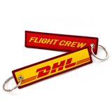 DHL Flight Crew - Woven Keyring