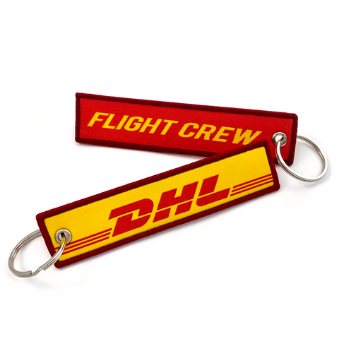 DHL-Flight Crew Woven Keyring