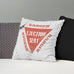 Danger Ejection Seat Throw Pillow