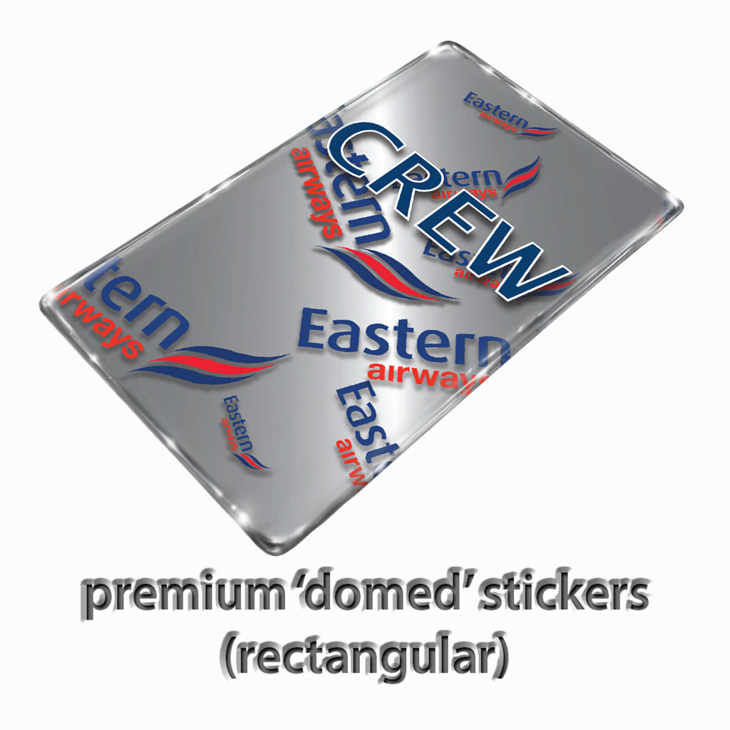 Eastern Airways Portrait Silver Stickers