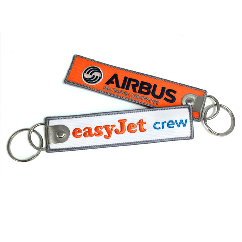Easyjet-Airbus Embroidered Keychain