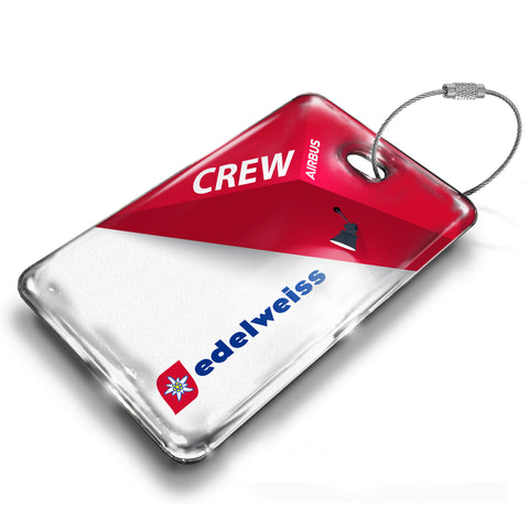 Edelweiss Air Logo Abstract Luggage Tag
