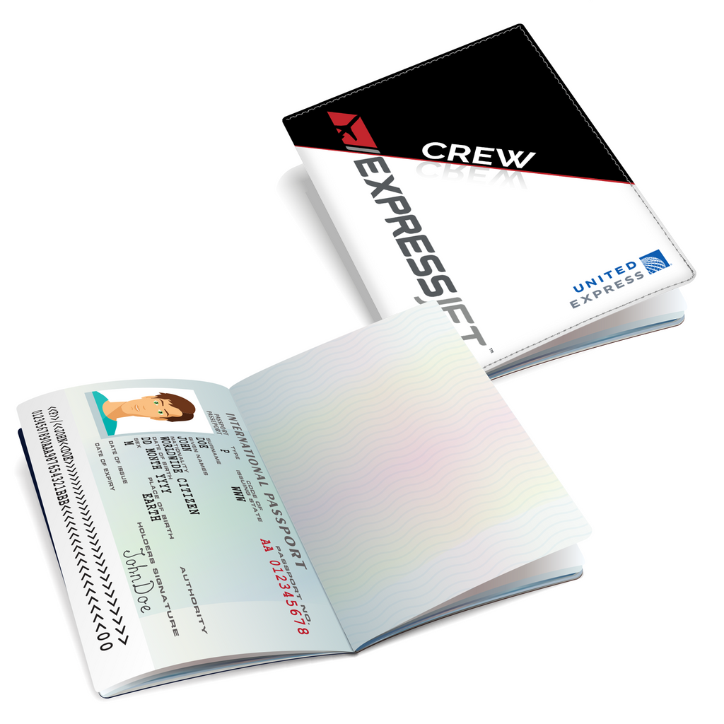 VS Signature Pink White Stripe Passport Card Case Holder Wallet