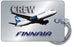 Finnair A320-Silver Background
