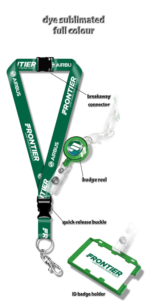 Frontier Airliness Logo Lanyard
