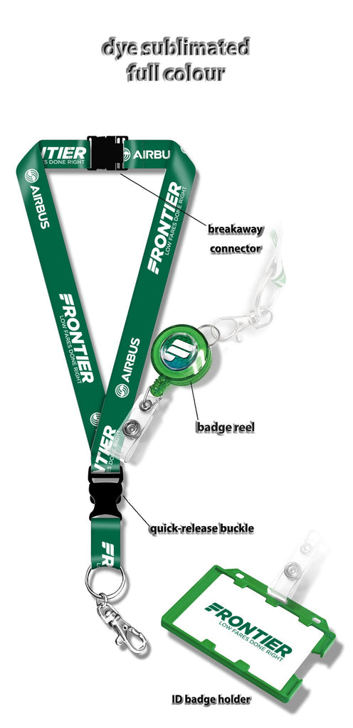 Frontier Airliness Logo Lanyard