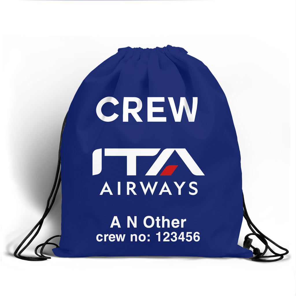 ITA Airways Crew Personalised Shoe Bag