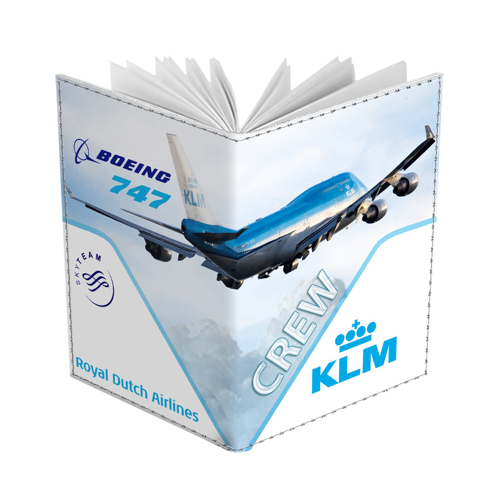 KLM Boeing B747 Passport Cover