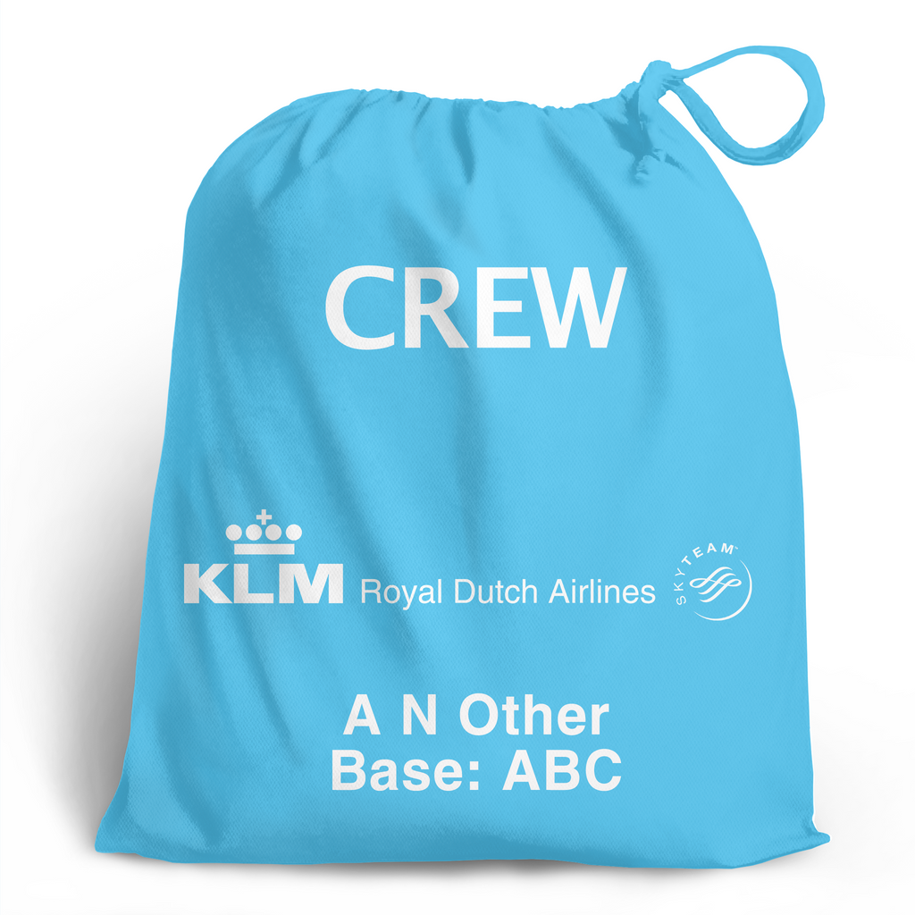 KLM Crew Personalised Shoe Bag