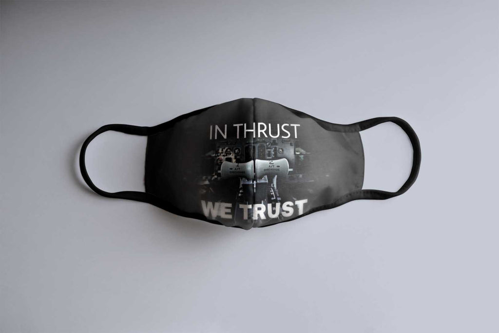 In Thrust We Trust-Face Mask (Pack Of 2)