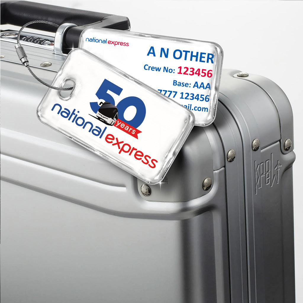 National Express 50 Years Tag