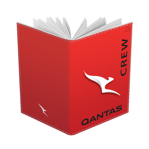 Qantas Portrait Red CREW-Passport Cover