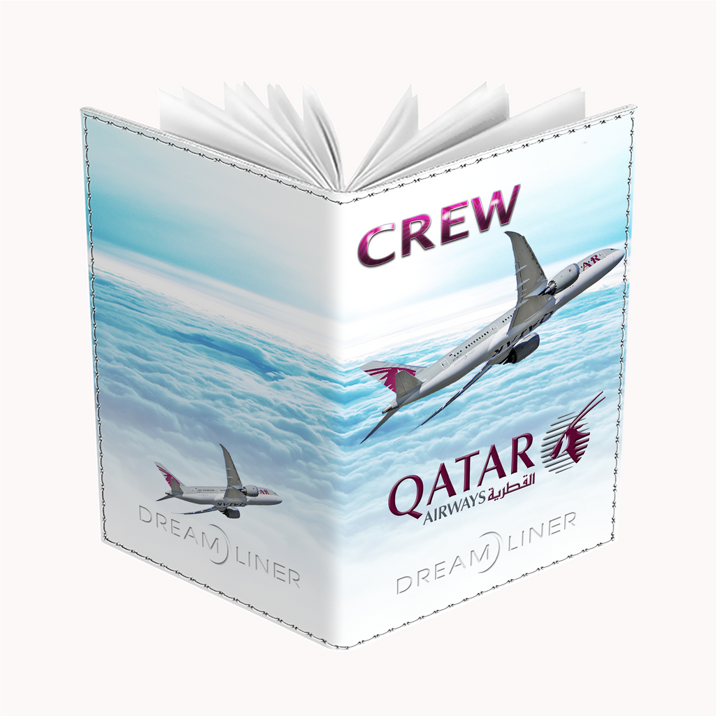 Qatar Airway B787 Dreamliner Passport Cover