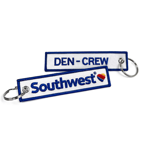 Southwest Airlines DEN-CREW Keychain