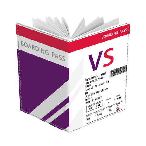 Virgin Atlantic Boarding Pass - Passport Cover