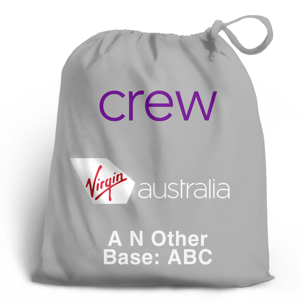 Virgin Australia Crew Personalised Shoe Bag