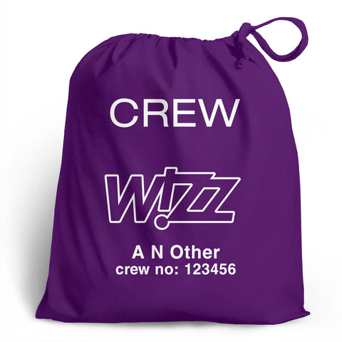 Wizzair Crew Personalised Shoe Bag