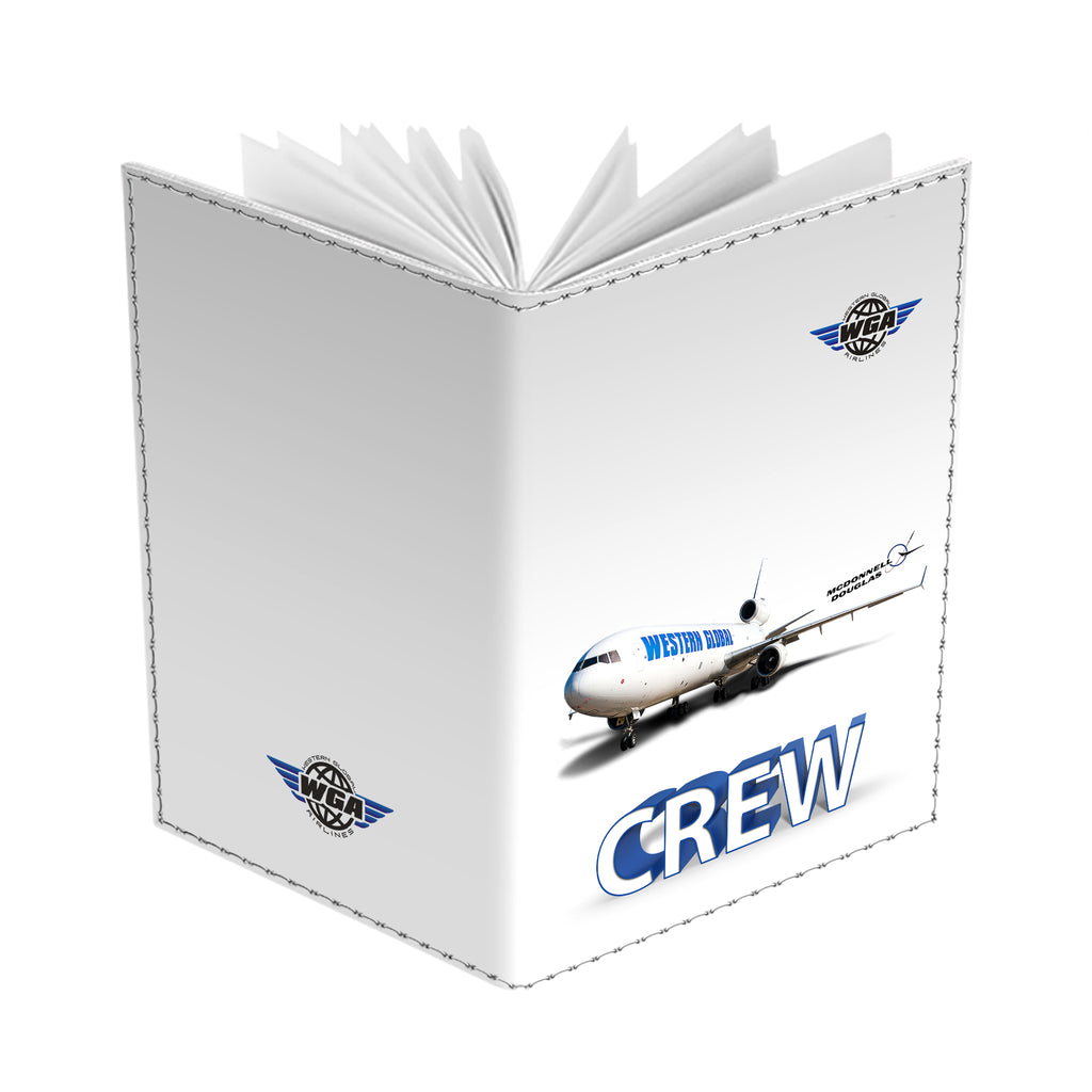 Western Global Airlines MD-11 White CREW -Passport Cover