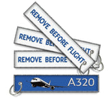 A320 Remove before flight keyring