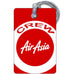 Air Asia Logo Portrait Luggage Tag
