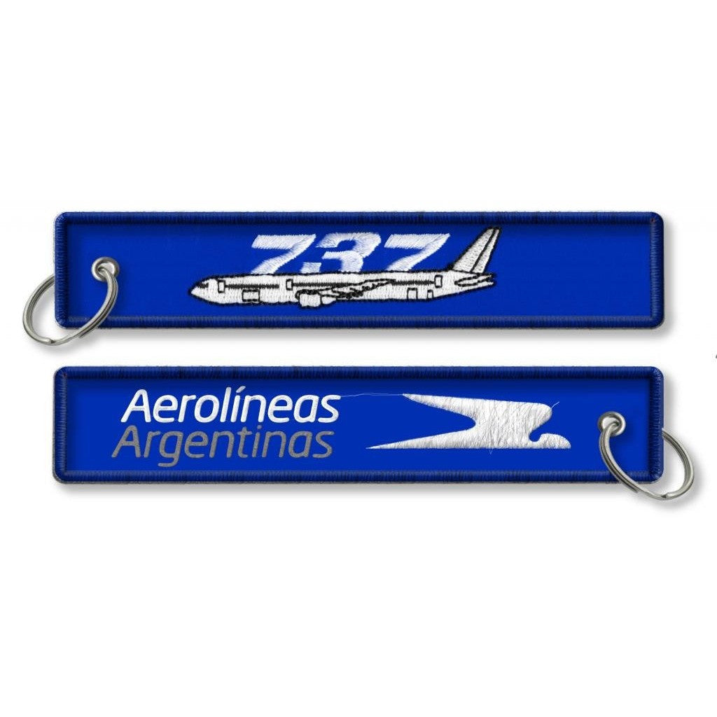 Aerolineas B737 keychain