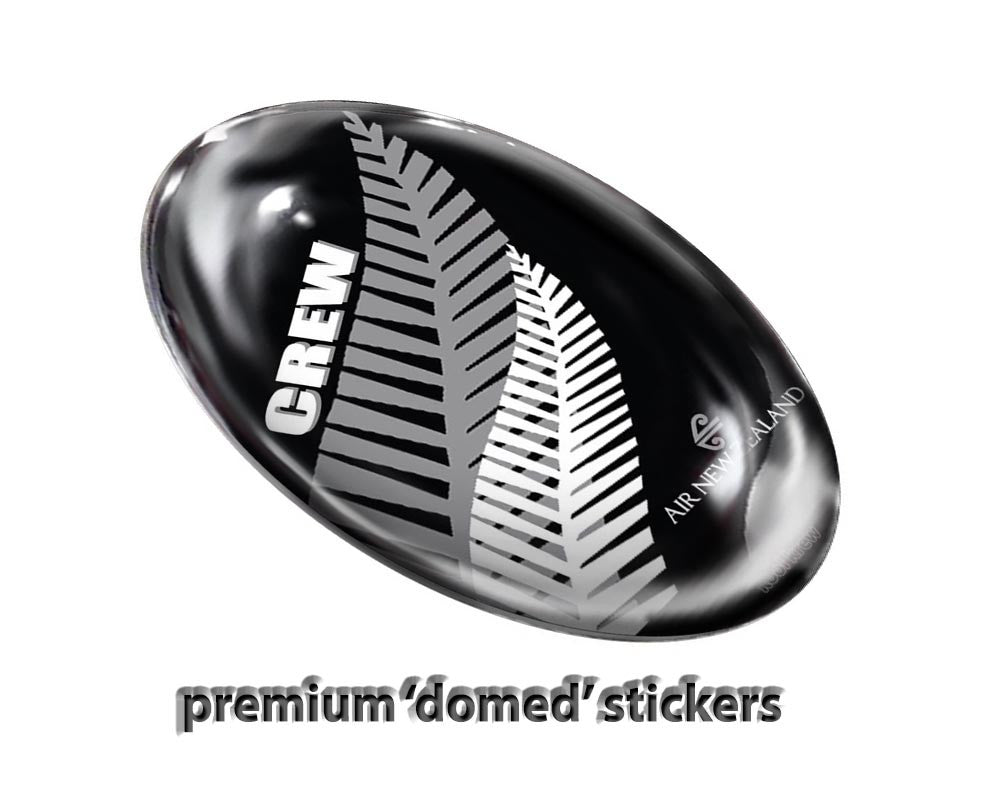 Air New Zealand 'Noir' Logo Stickers-PREMIUM