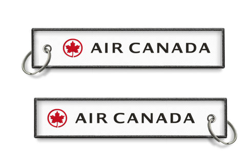Air Canada Logo Embroidered Keyring