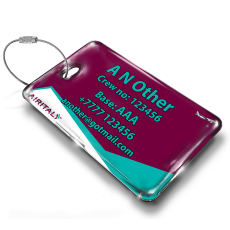 AIRITALY A330 Crew Tag