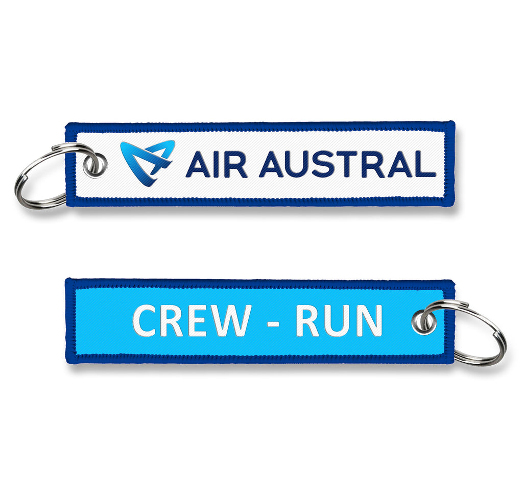 Air Austral CREW RUN Woven Keyring