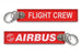 AIRBUS-Flight Crew Embroidered Keyring