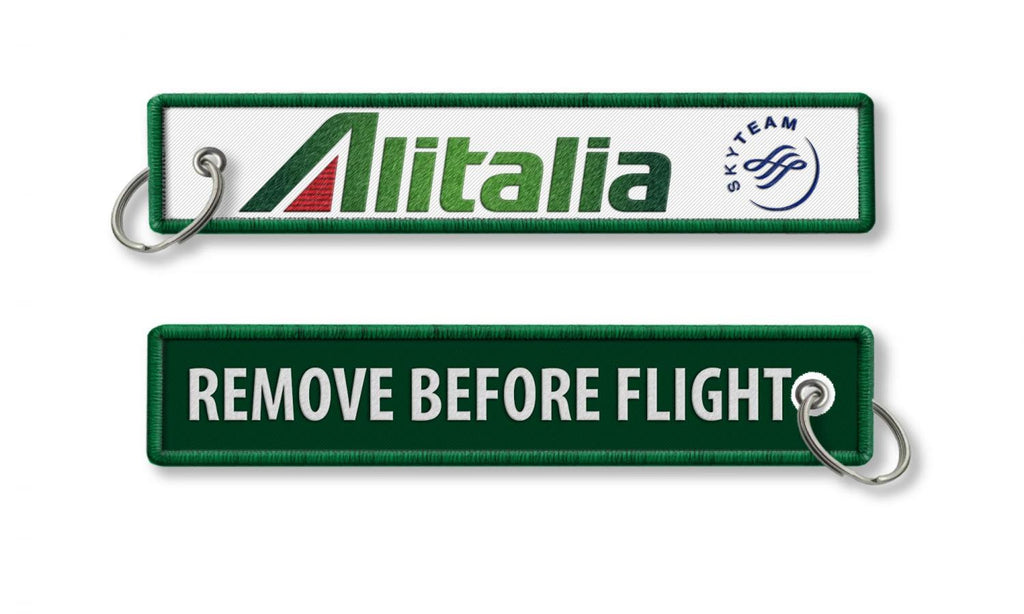 ALITALIA-REMOVE BEFORE FLIGHT