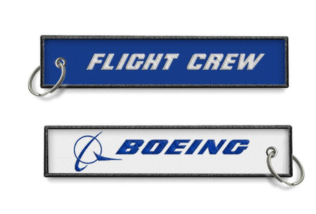 Boeing-Flight Crew Embroidered Keyring