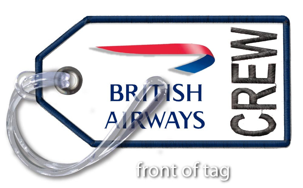 British Airways- Embroidered Tag