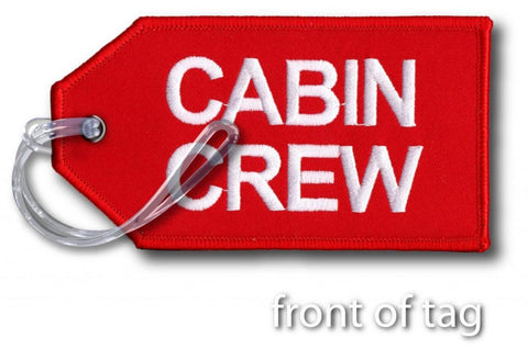 Cabin Crew-Embroidered Tag
