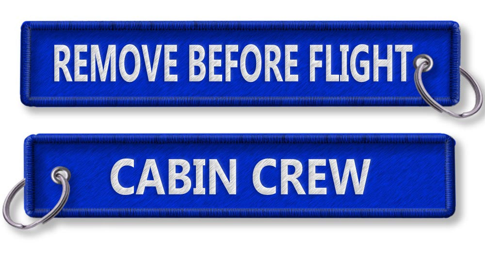 Cabin Crew-Remove Before Flight-BLUE