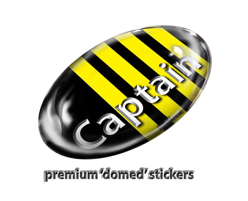 Captain 4 Stripes Stickers-PREMIUM