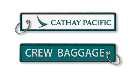 Cathay Pacific-Crew Baggage Embroidered Keyring