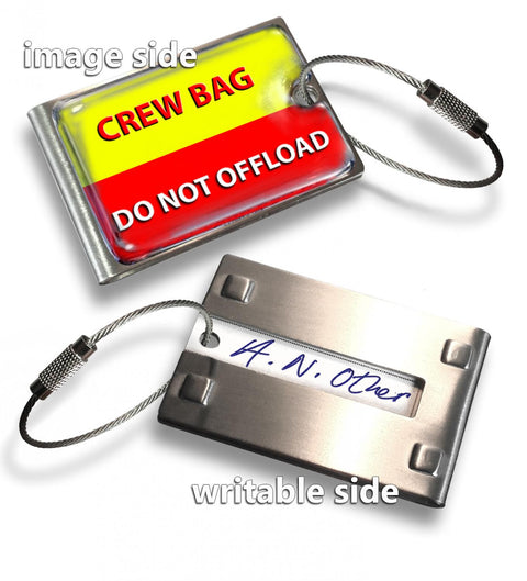 Crew Bag -Do Not Offload(Writable Reverse) Tag