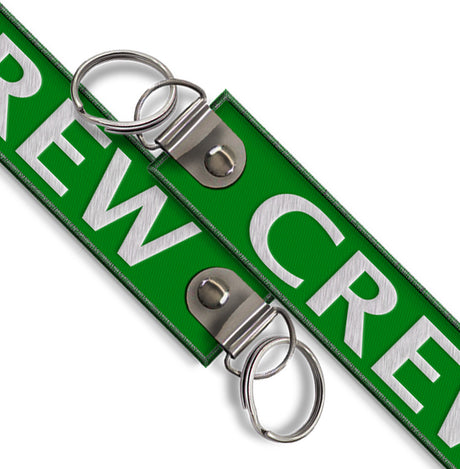 CREW-BagTag Green (BUCKLE)