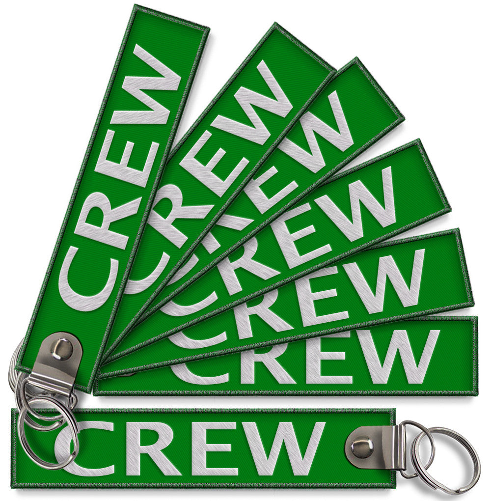 CREW-BagTag Green (BUCKLE)
