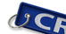 CREW Embroidered Keyring-BLUE