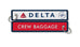 Delta-Crew Baggage Keychain