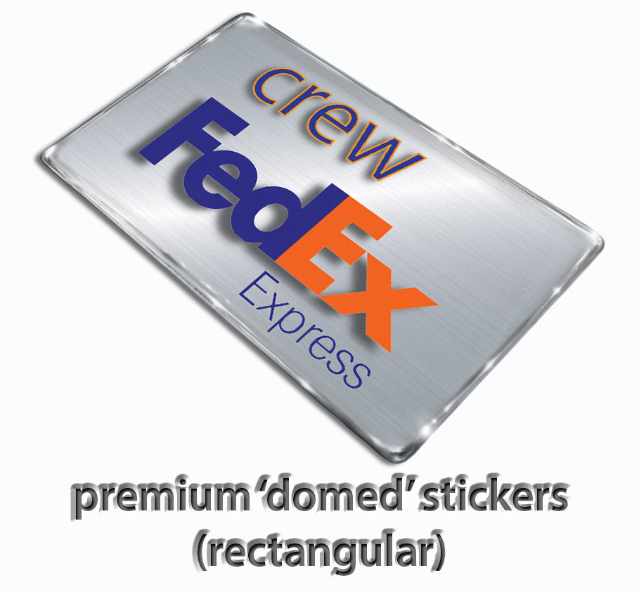 Fedex Logo Landscape Stickers-PREMIUM