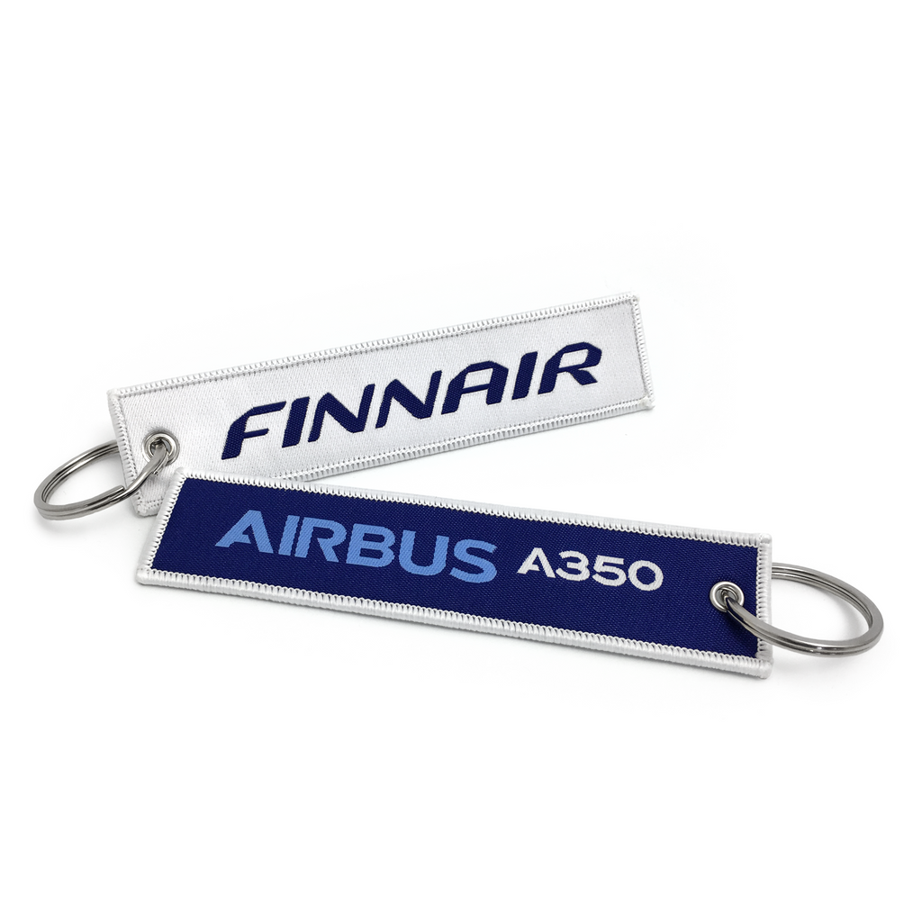 Finnair Airbus A350 Woven Keyring