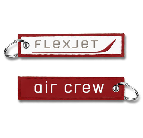 Flexjet-Air Crew Embroidered KeyChain